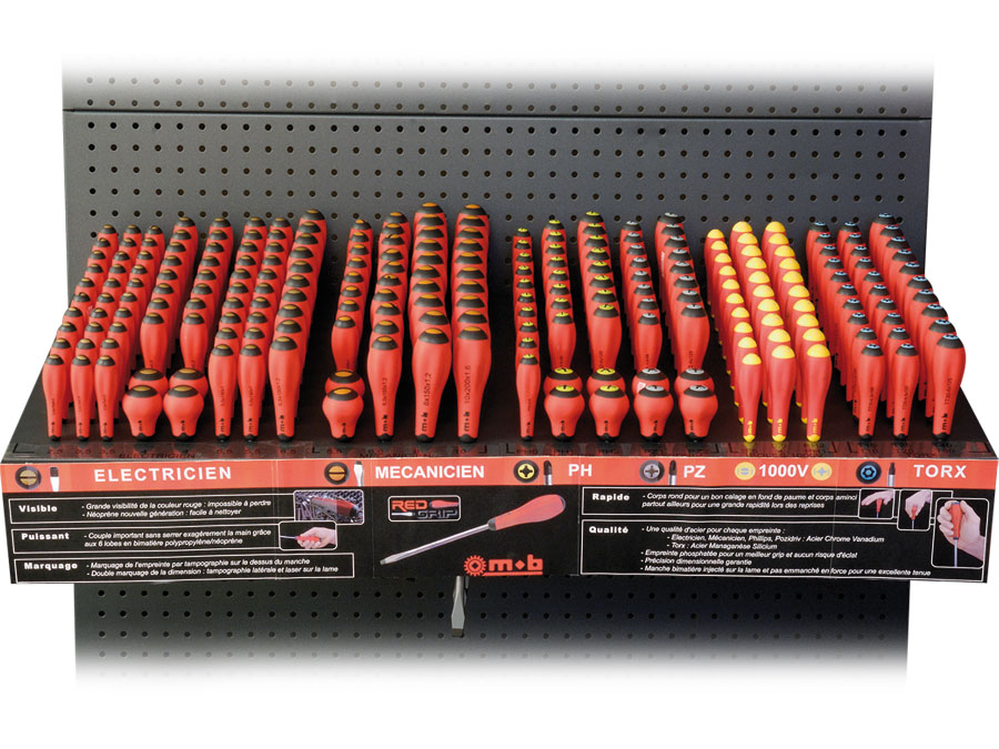 Display cu 230 surubelnite